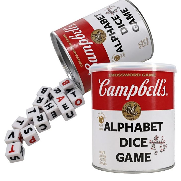 Campbell's Soup Alphabet Dice Game main image